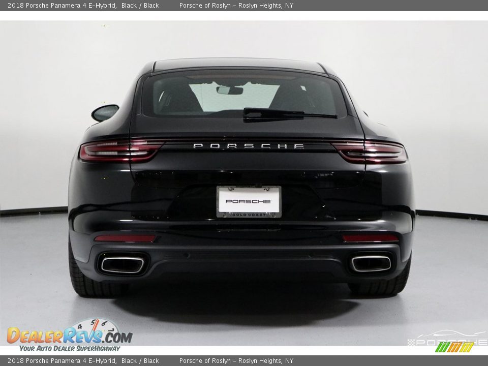 2018 Porsche Panamera 4 E-Hybrid Black / Black Photo #6