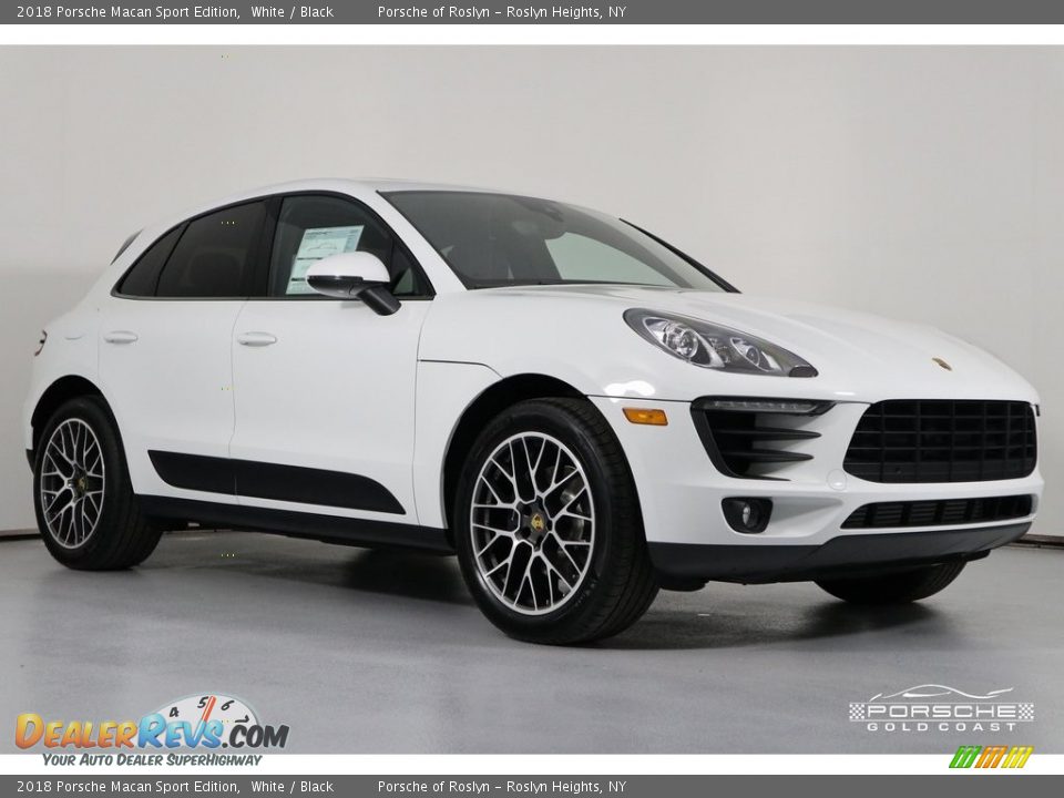 2018 Porsche Macan Sport Edition White / Black Photo #1