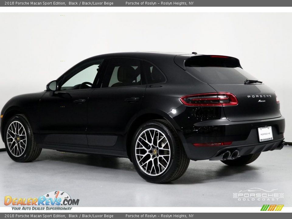 2018 Porsche Macan Sport Edition Black / Black/Luxor Beige Photo #4