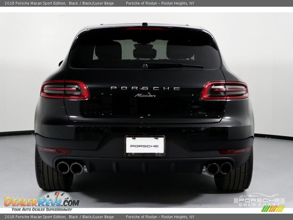 2018 Porsche Macan Sport Edition Black / Black/Luxor Beige Photo #5