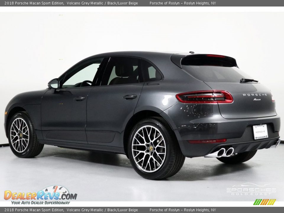 2018 Porsche Macan Sport Edition Volcano Grey Metallic / Black/Luxor Beige Photo #4