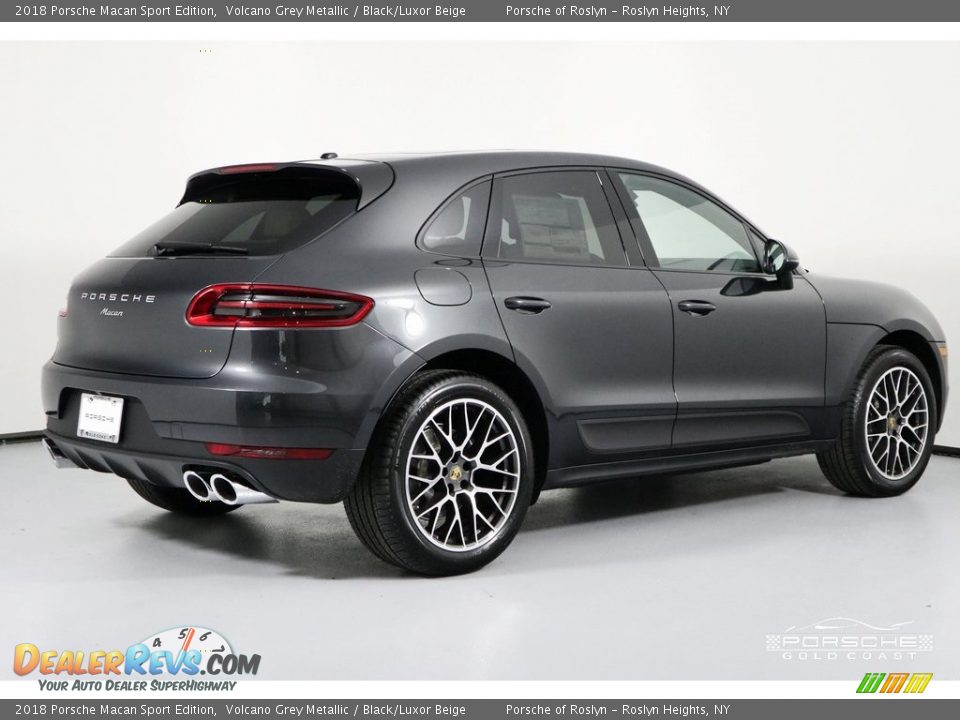 2018 Porsche Macan Sport Edition Volcano Grey Metallic / Black/Luxor Beige Photo #9