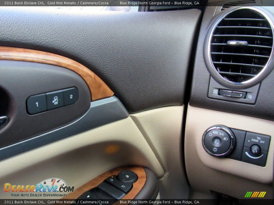 2011 Buick Enclave CXL Gold Mist Metallic / Cashmere/Cocoa Photo #20