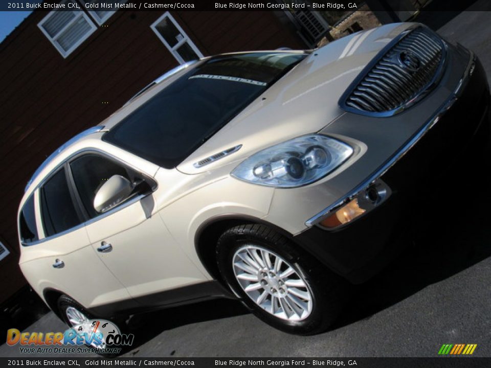2011 Buick Enclave CXL Gold Mist Metallic / Cashmere/Cocoa Photo #31