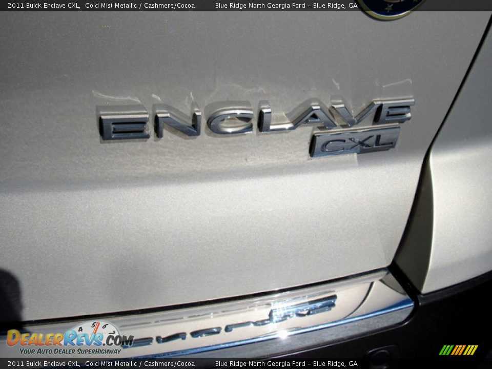 2011 Buick Enclave CXL Gold Mist Metallic / Cashmere/Cocoa Photo #34