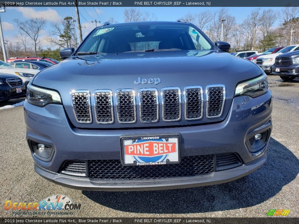2019 Jeep Cherokee Latitude Plus 4x4 Blue Shade Pearl / Black Photo #2