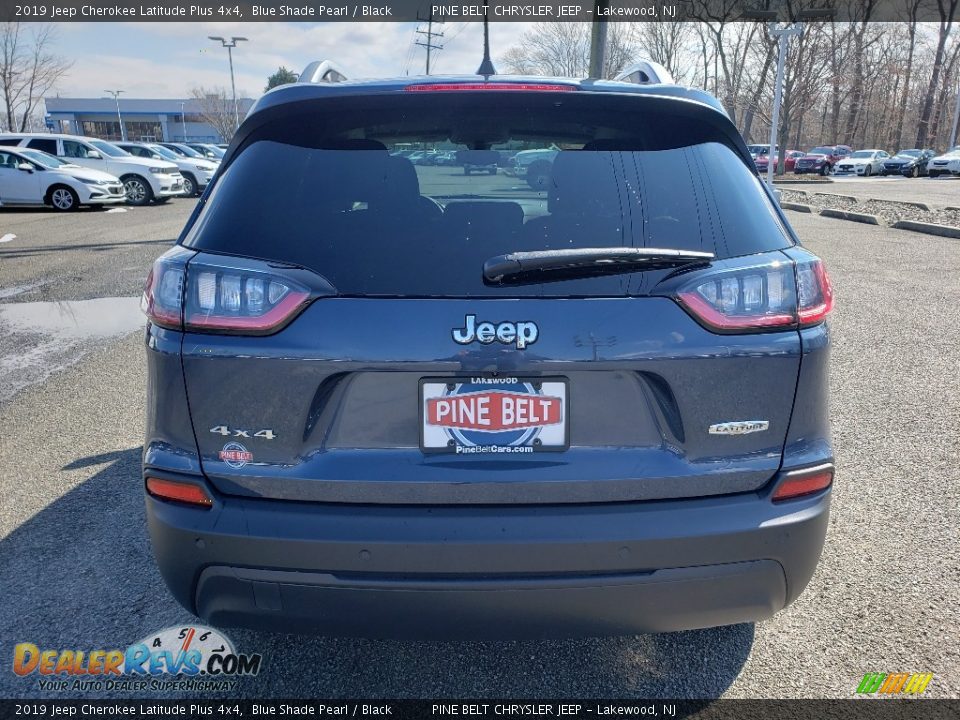2019 Jeep Cherokee Latitude Plus 4x4 Blue Shade Pearl / Black Photo #5