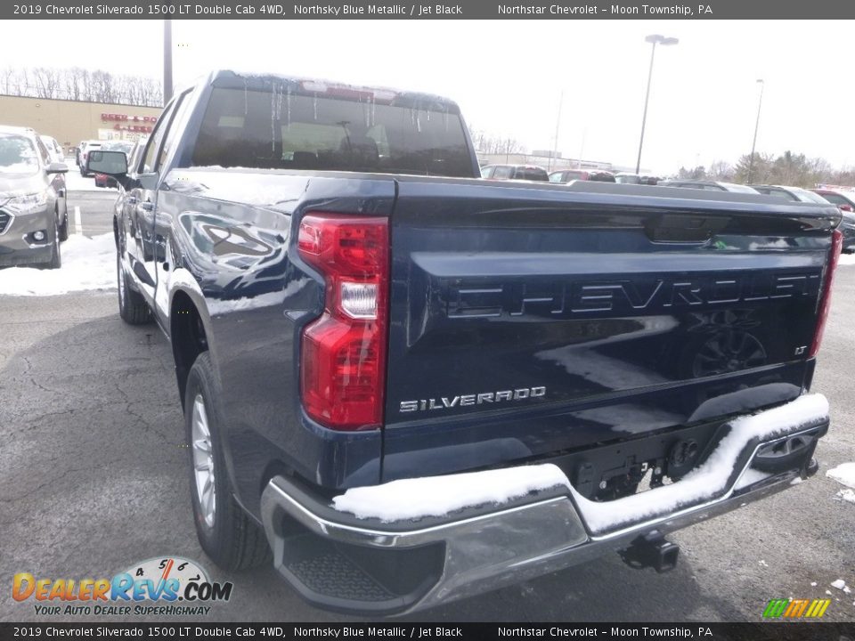 2019 Chevrolet Silverado 1500 LT Double Cab 4WD Northsky Blue Metallic / Jet Black Photo #3