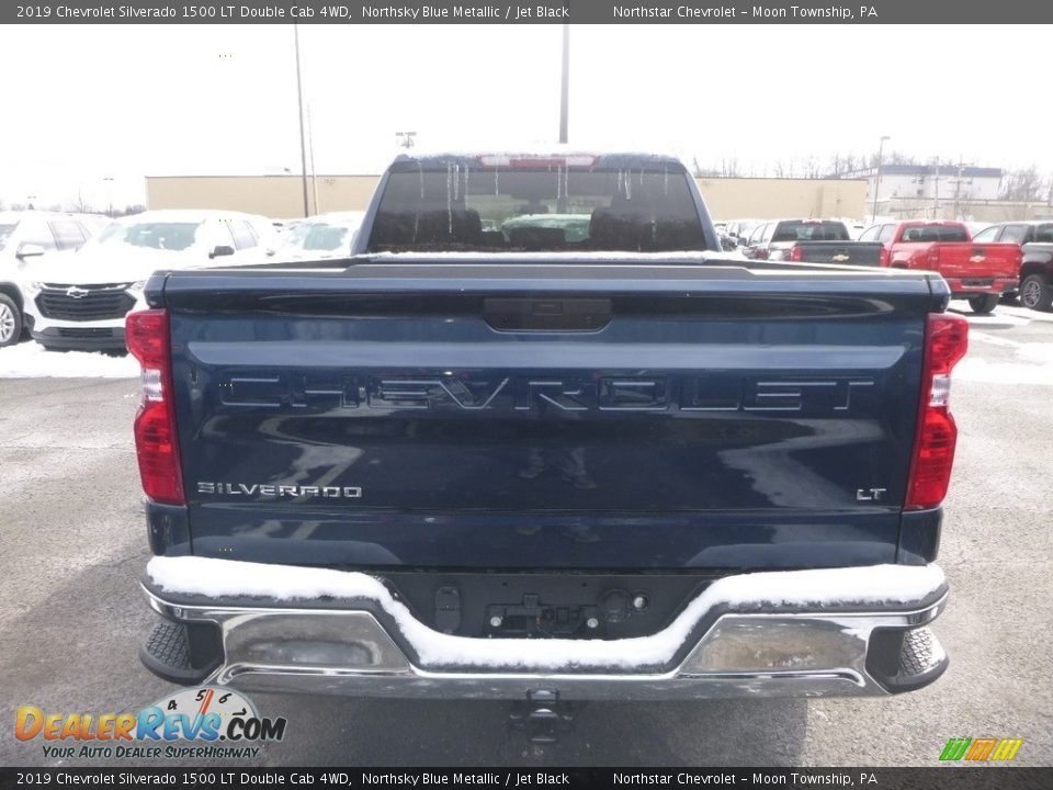 2019 Chevrolet Silverado 1500 LT Double Cab 4WD Northsky Blue Metallic / Jet Black Photo #4
