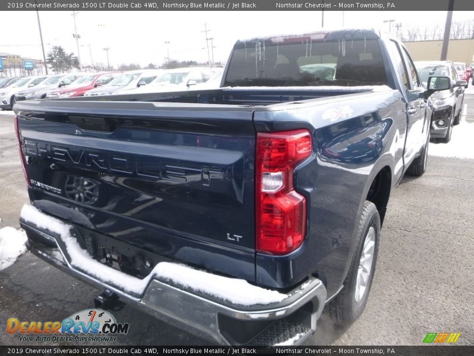 2019 Chevrolet Silverado 1500 LT Double Cab 4WD Northsky Blue Metallic / Jet Black Photo #5