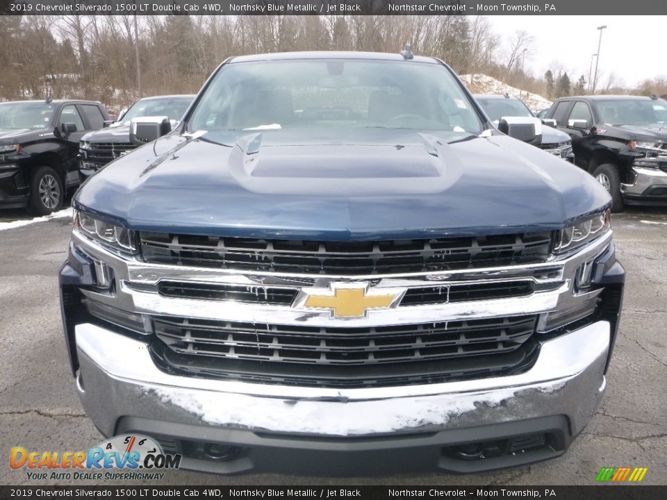 2019 Chevrolet Silverado 1500 LT Double Cab 4WD Northsky Blue Metallic / Jet Black Photo #8