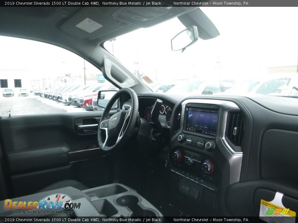 2019 Chevrolet Silverado 1500 LT Double Cab 4WD Northsky Blue Metallic / Jet Black Photo #11