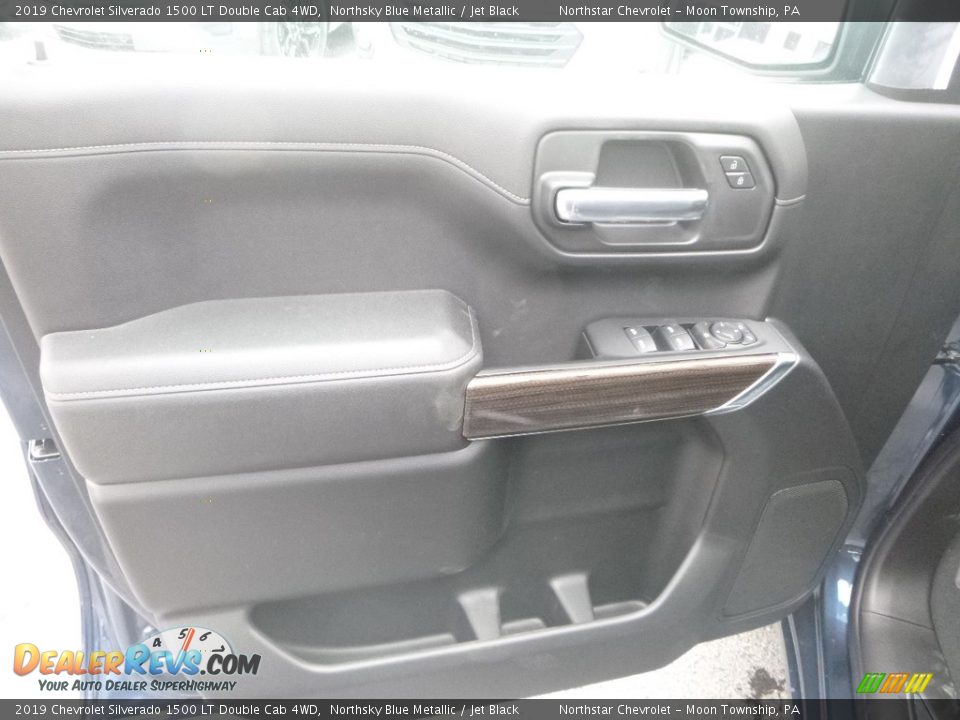 2019 Chevrolet Silverado 1500 LT Double Cab 4WD Northsky Blue Metallic / Jet Black Photo #15