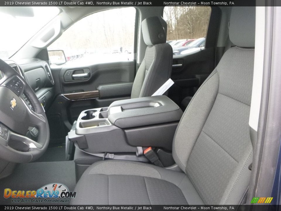 2019 Chevrolet Silverado 1500 LT Double Cab 4WD Northsky Blue Metallic / Jet Black Photo #16