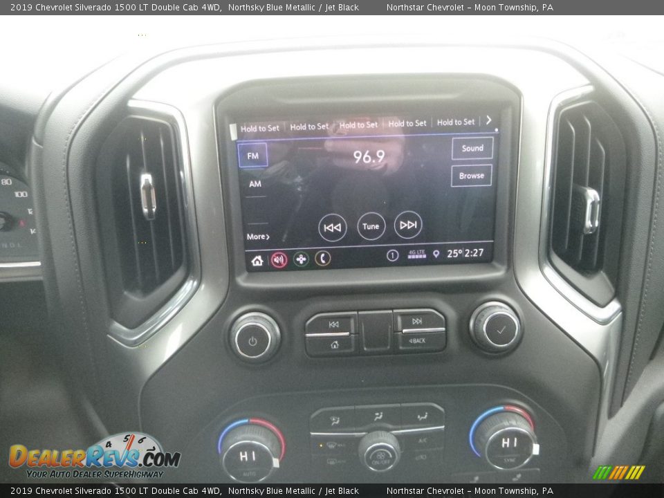 2019 Chevrolet Silverado 1500 LT Double Cab 4WD Northsky Blue Metallic / Jet Black Photo #18