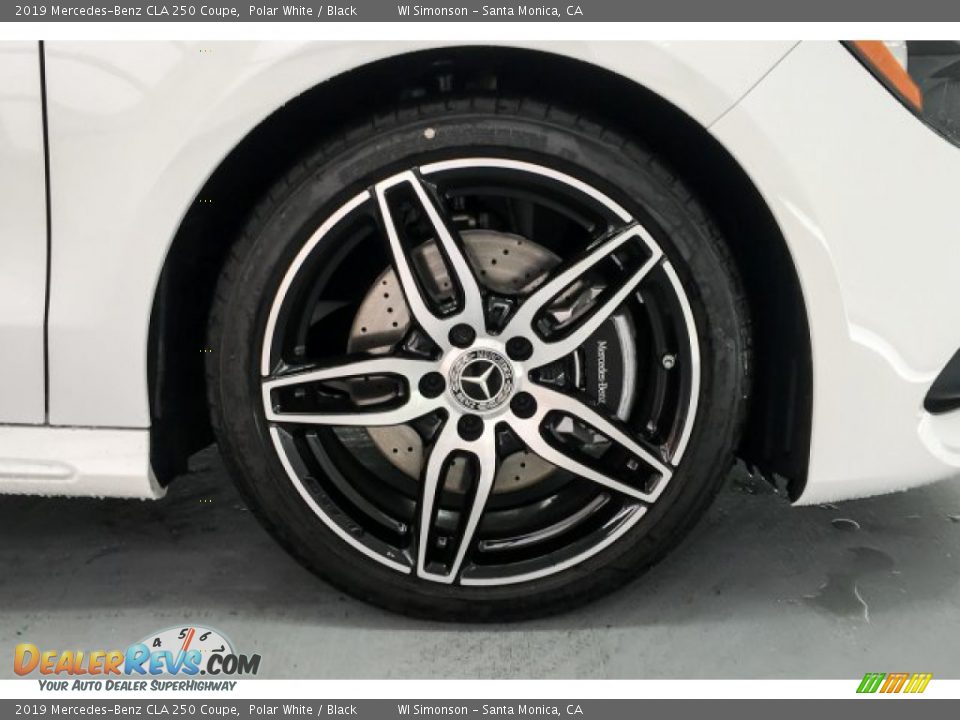2019 Mercedes-Benz CLA 250 Coupe Polar White / Black Photo #9