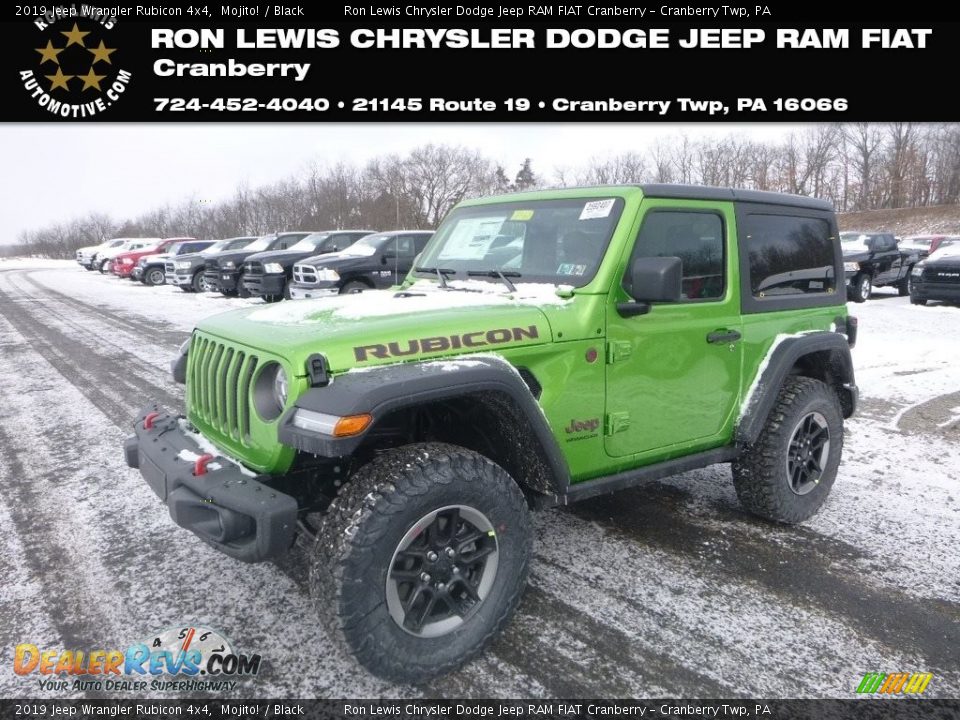 2019 Jeep Wrangler Rubicon 4x4 Mojito! / Black Photo #1