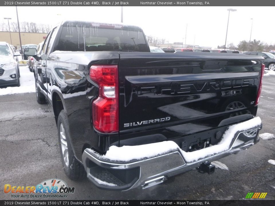 2019 Chevrolet Silverado 1500 LT Z71 Double Cab 4WD Black / Jet Black Photo #4