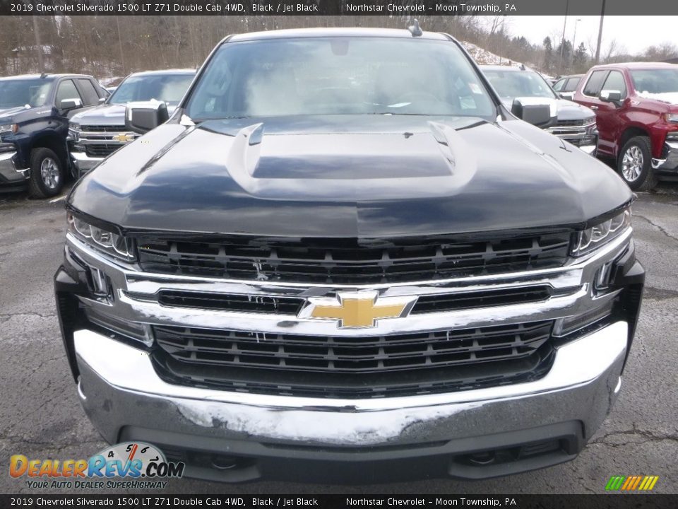 2019 Chevrolet Silverado 1500 LT Z71 Double Cab 4WD Black / Jet Black Photo #9