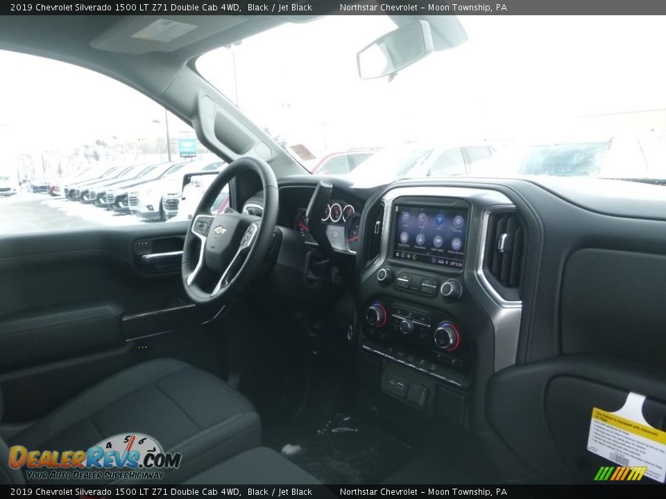 2019 Chevrolet Silverado 1500 LT Z71 Double Cab 4WD Black / Jet Black Photo #11