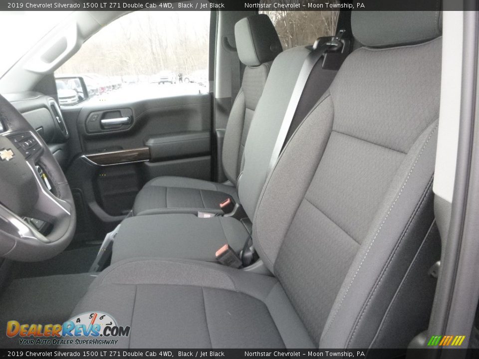 2019 Chevrolet Silverado 1500 LT Z71 Double Cab 4WD Black / Jet Black Photo #15
