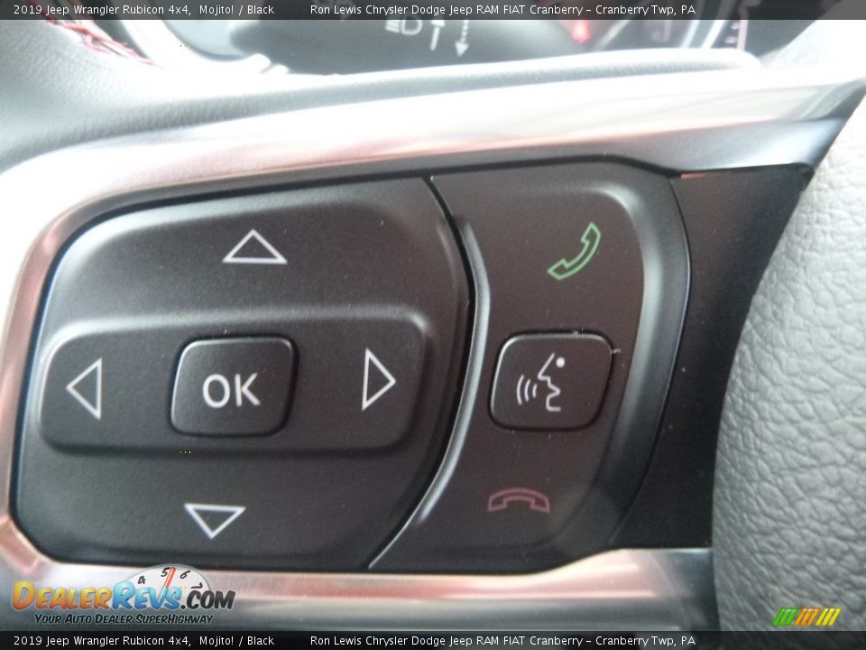 2019 Jeep Wrangler Rubicon 4x4 Steering Wheel Photo #20