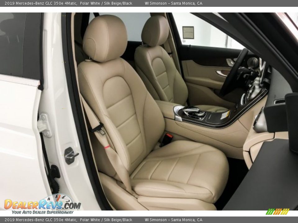 2019 Mercedes-Benz GLC 350e 4Matic Polar White / Silk Beige/Black Photo #5