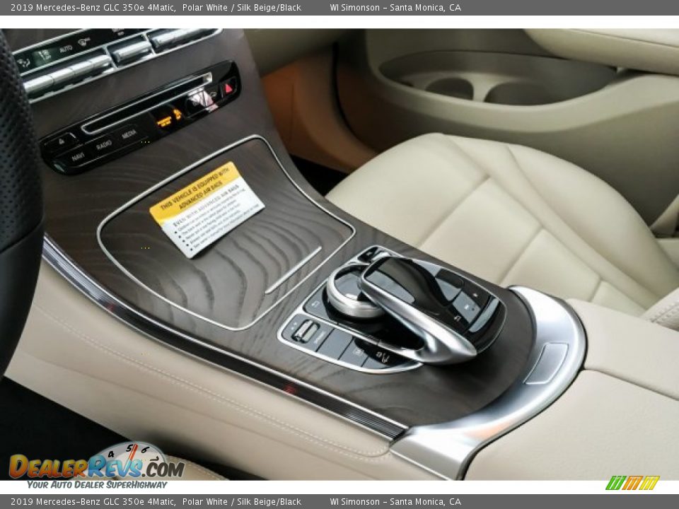 2019 Mercedes-Benz GLC 350e 4Matic Polar White / Silk Beige/Black Photo #7