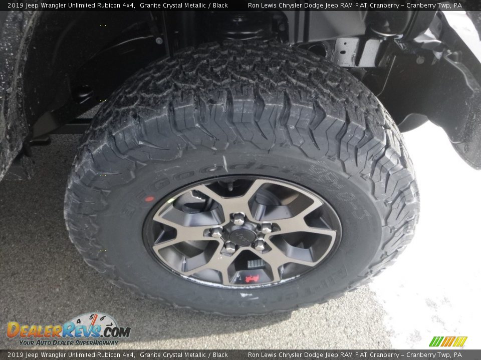 2019 Jeep Wrangler Unlimited Rubicon 4x4 Granite Crystal Metallic / Black Photo #9