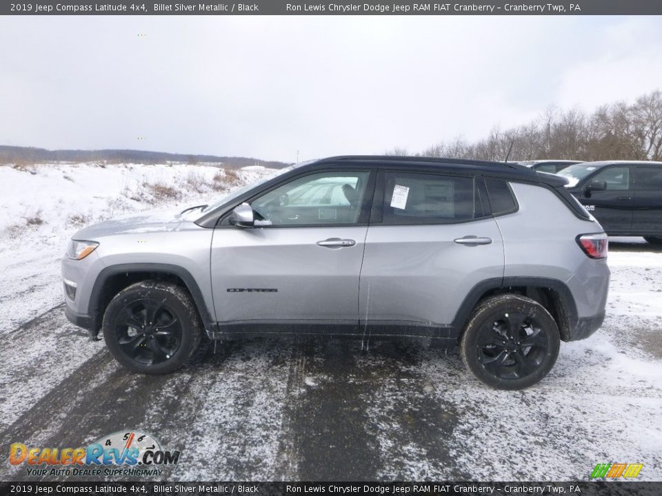 2019 Jeep Compass Latitude 4x4 Billet Silver Metallic / Black Photo #3