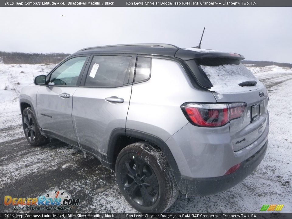 2019 Jeep Compass Latitude 4x4 Billet Silver Metallic / Black Photo #4