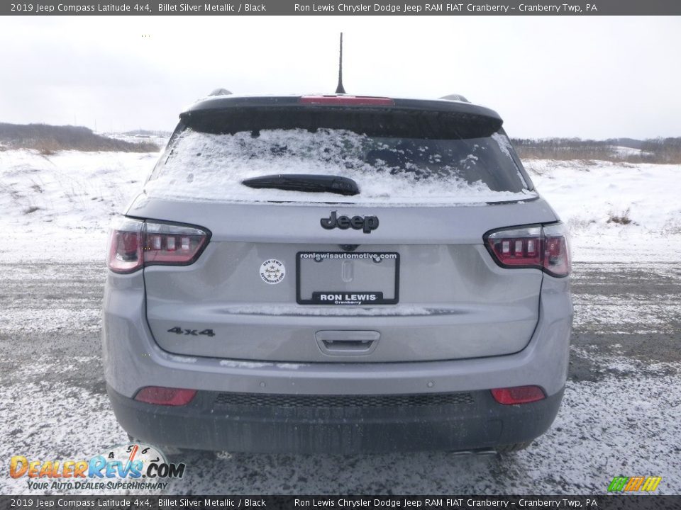 2019 Jeep Compass Latitude 4x4 Billet Silver Metallic / Black Photo #5