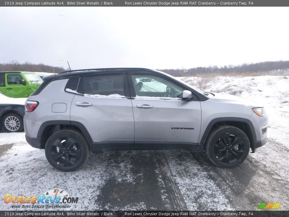 2019 Jeep Compass Latitude 4x4 Billet Silver Metallic / Black Photo #7
