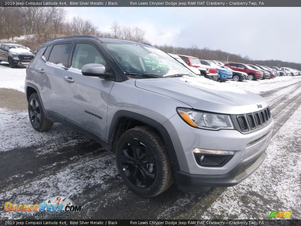 2019 Jeep Compass Latitude 4x4 Billet Silver Metallic / Black Photo #8