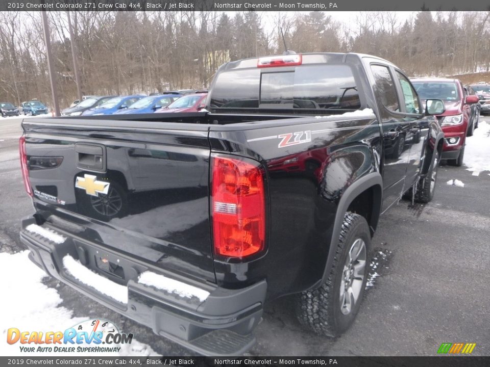 2019 Chevrolet Colorado Z71 Crew Cab 4x4 Black / Jet Black Photo #6