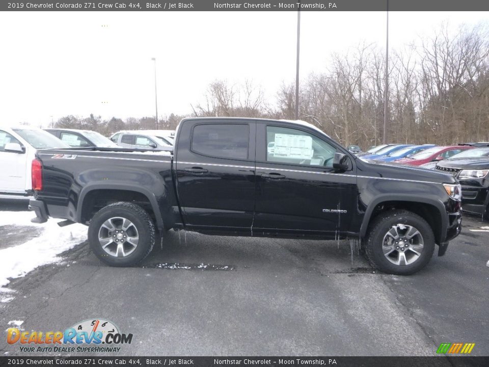 2019 Chevrolet Colorado Z71 Crew Cab 4x4 Black / Jet Black Photo #7