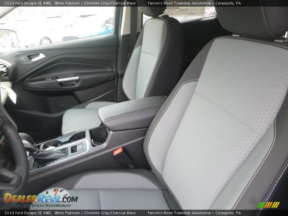 2019 Ford Escape SE 4WD White Platinum / Chromite Gray/Charcoal Black Photo #11