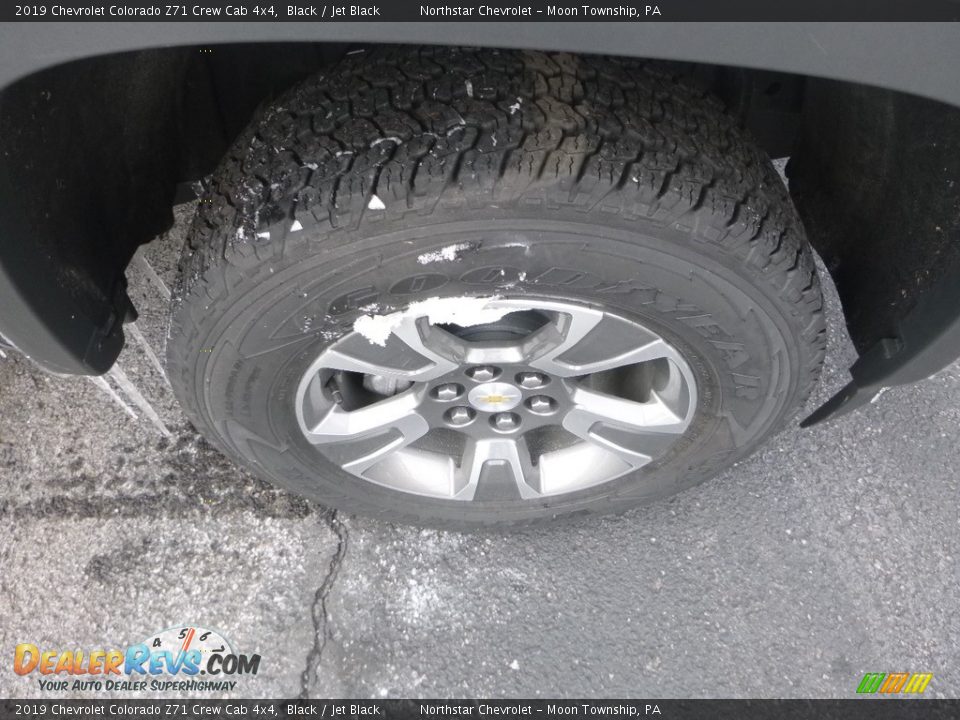 2019 Chevrolet Colorado Z71 Crew Cab 4x4 Black / Jet Black Photo #10