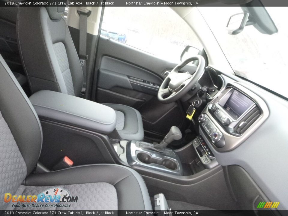 2019 Chevrolet Colorado Z71 Crew Cab 4x4 Black / Jet Black Photo #11