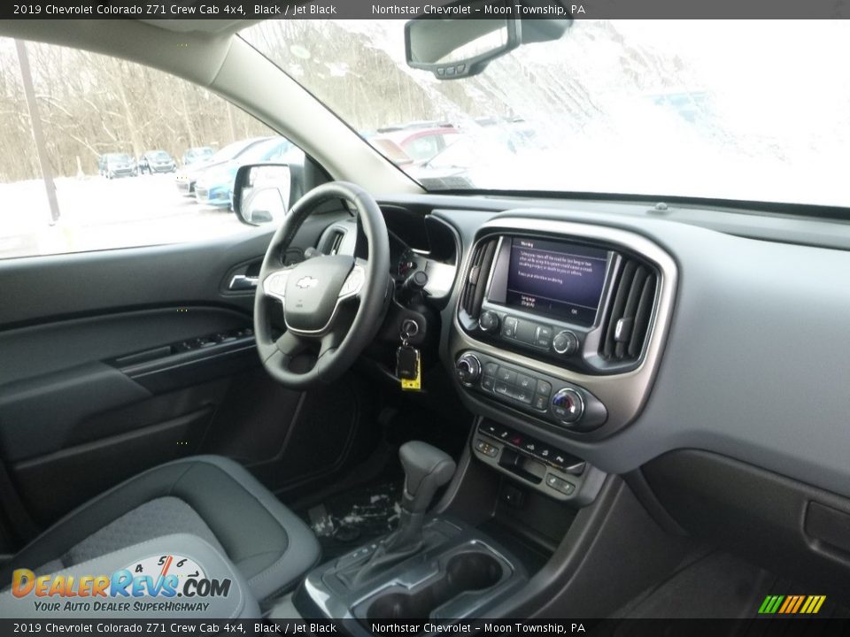 2019 Chevrolet Colorado Z71 Crew Cab 4x4 Black / Jet Black Photo #12