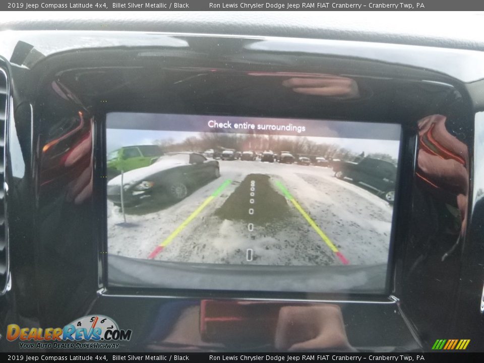 2019 Jeep Compass Latitude 4x4 Billet Silver Metallic / Black Photo #16