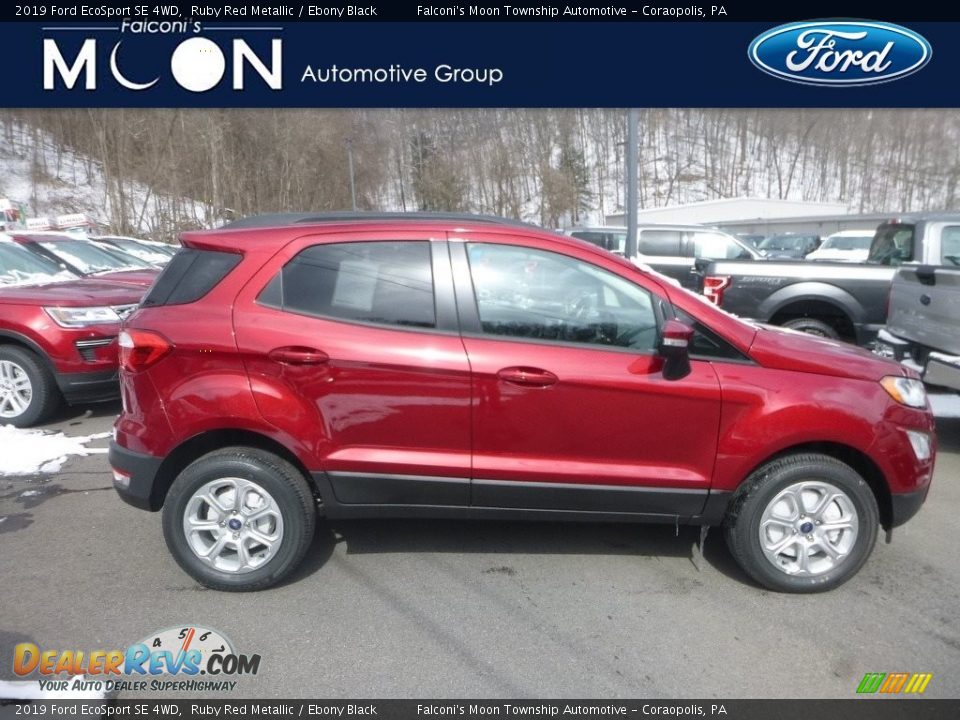 2019 Ford EcoSport SE 4WD Ruby Red Metallic / Ebony Black Photo #1