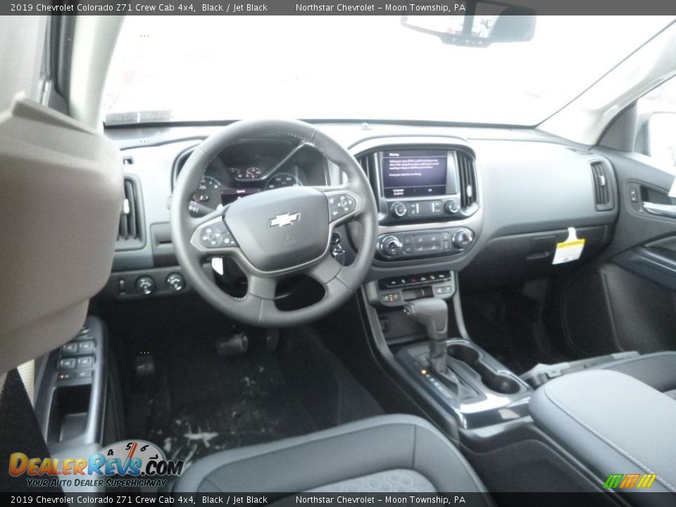 2019 Chevrolet Colorado Z71 Crew Cab 4x4 Black / Jet Black Photo #15