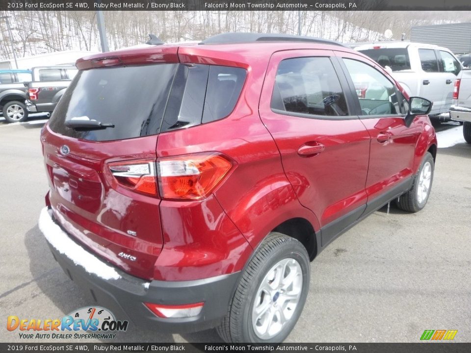 2019 Ford EcoSport SE 4WD Ruby Red Metallic / Ebony Black Photo #2