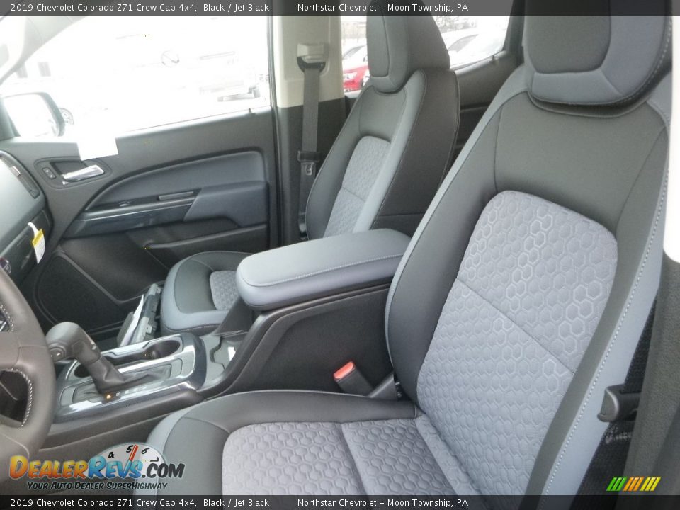 2019 Chevrolet Colorado Z71 Crew Cab 4x4 Black / Jet Black Photo #17
