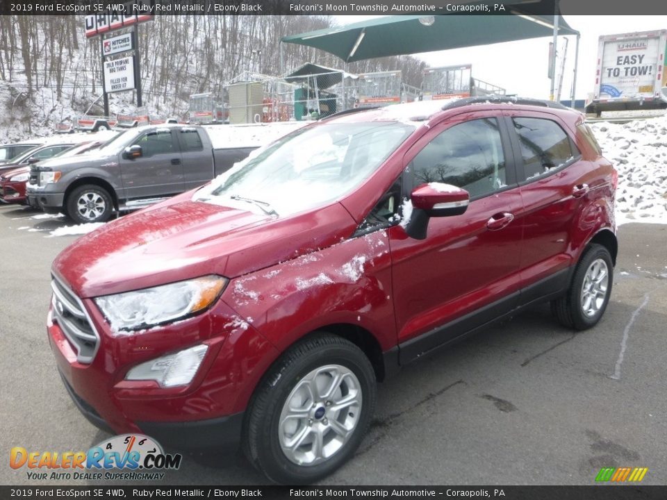 2019 Ford EcoSport SE 4WD Ruby Red Metallic / Ebony Black Photo #5