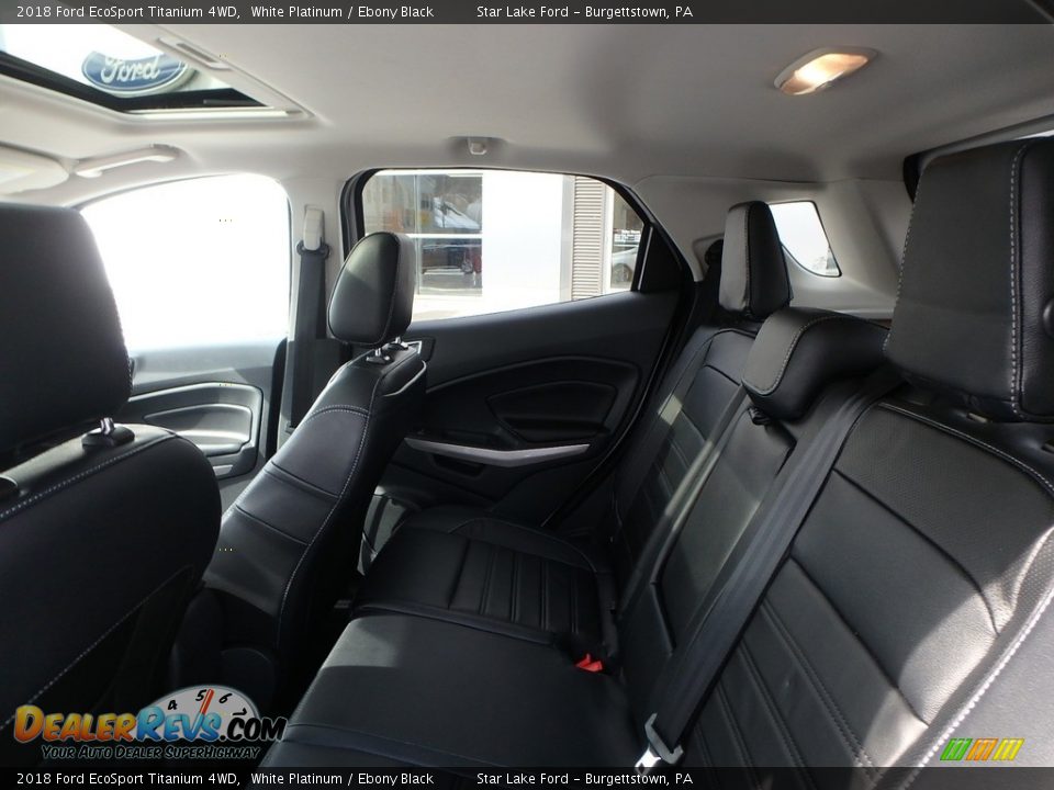 2018 Ford EcoSport Titanium 4WD White Platinum / Ebony Black Photo #11