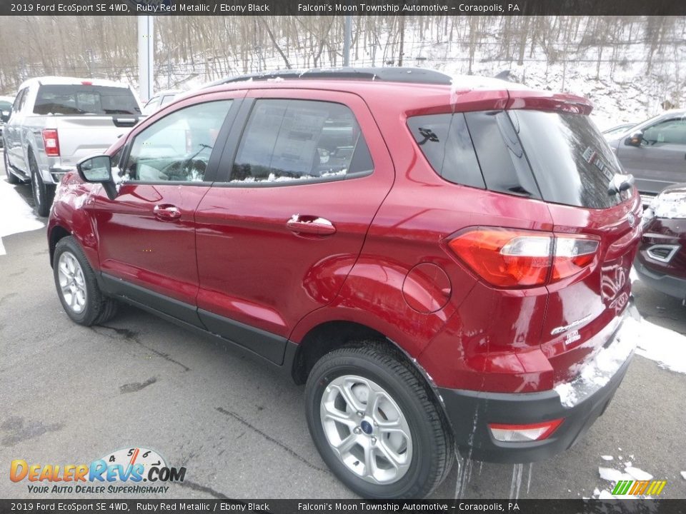 2019 Ford EcoSport SE 4WD Ruby Red Metallic / Ebony Black Photo #6