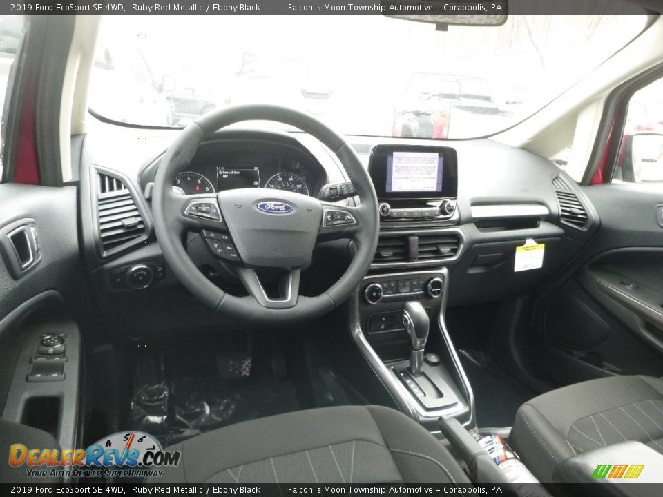 2019 Ford EcoSport SE 4WD Ruby Red Metallic / Ebony Black Photo #9