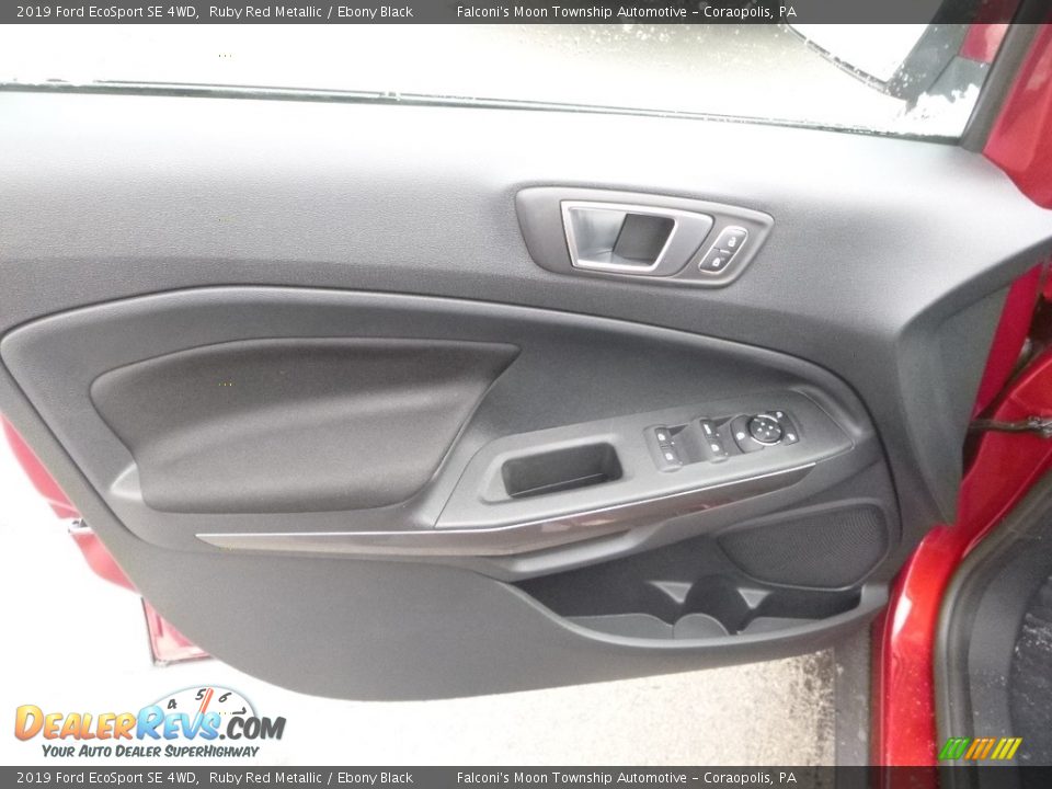 2019 Ford EcoSport SE 4WD Ruby Red Metallic / Ebony Black Photo #10